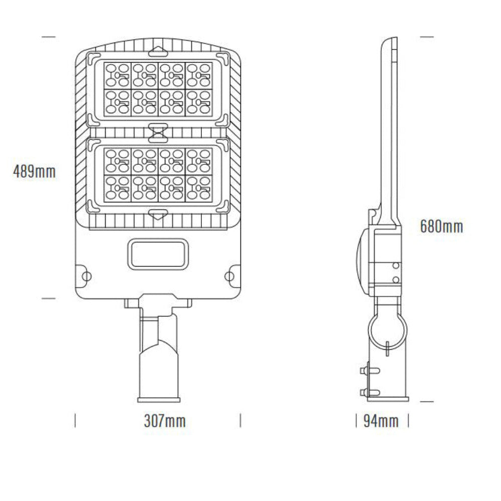 933 Series LED Floodlight 250W Aluminium - AQL-933-F250