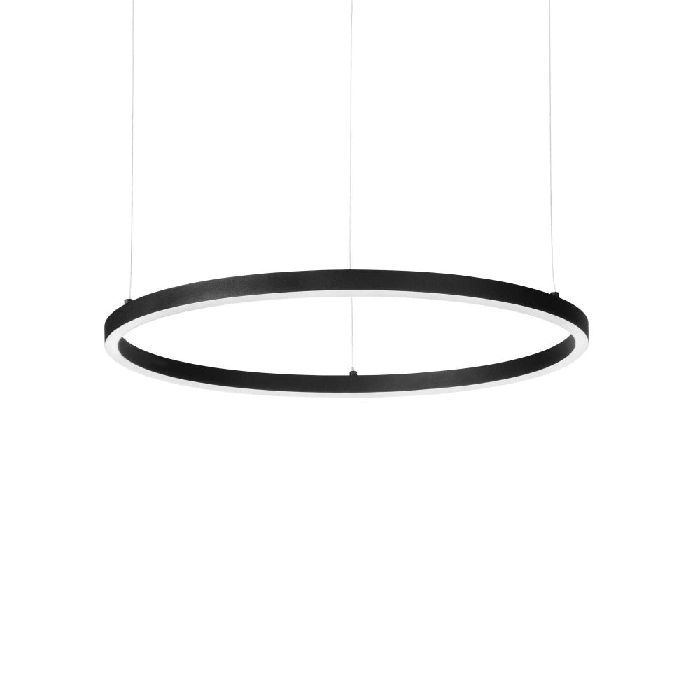 Buy LED Pendants Australia Oracle Slim Sp Round LED Pendant W700mm Aluminum 3000K / Dali - 3044