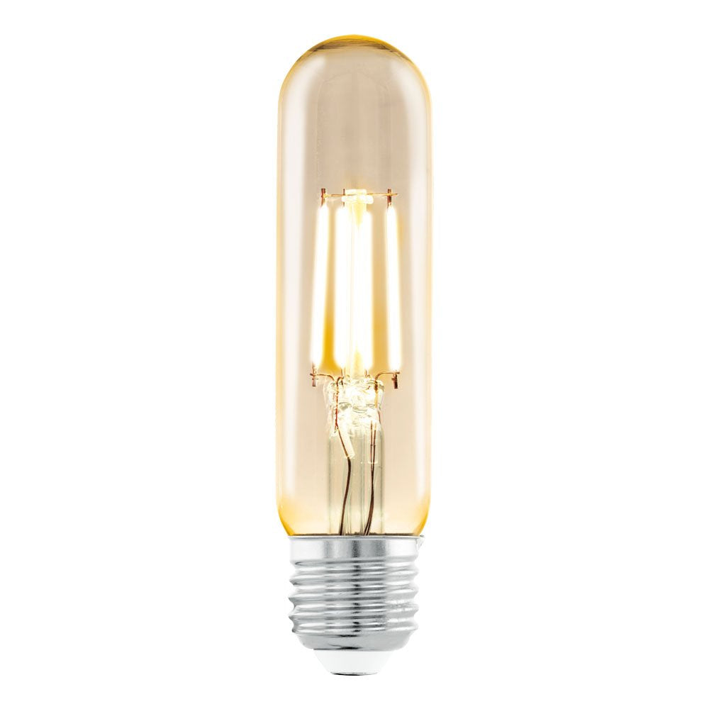Buy LED Filament Globes Australia 3.5W E27 Tubular Amber 2200K LED - 11554