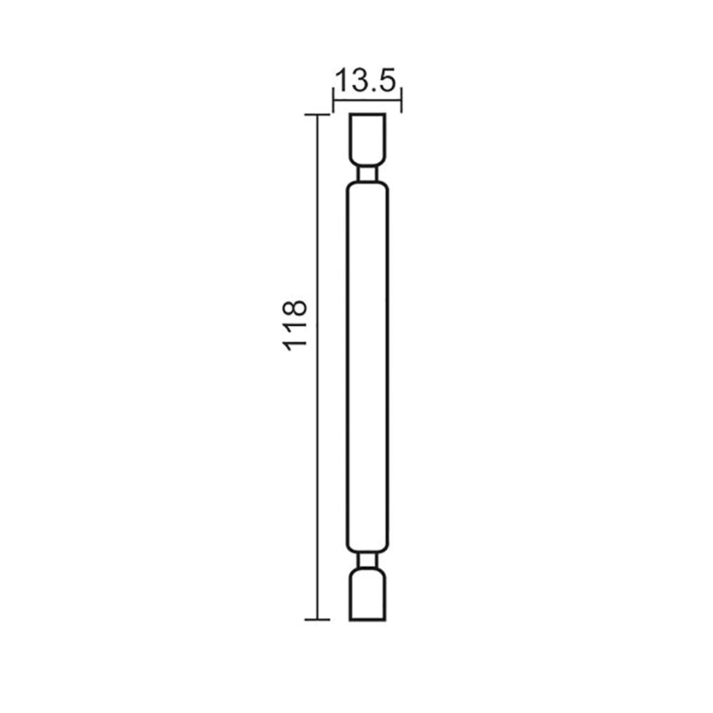 Buy LED Globes Australia R7s LED Globe R7 8W 240V Clear Glass 5000K - R76