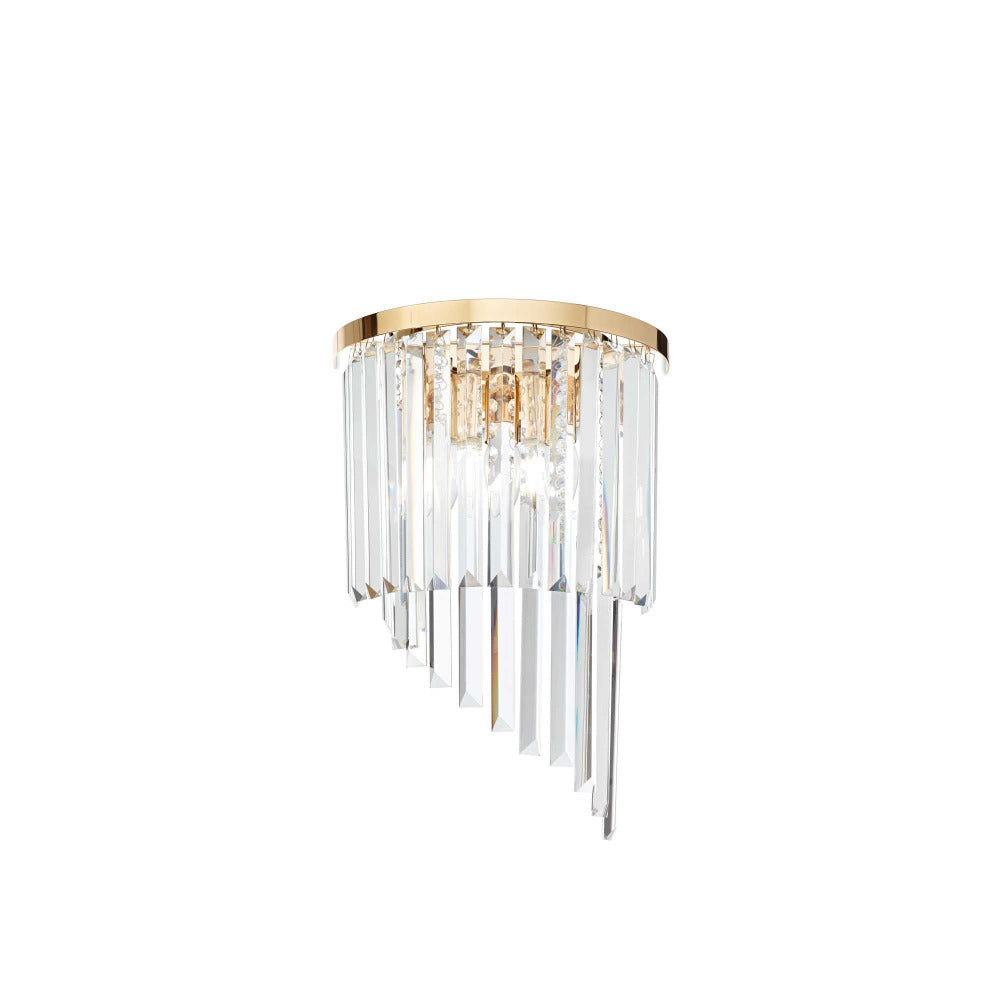 Buy Wall Sconce Australia Carlton Ap3 Wall Sconce 3 Lights Metal / Crystals - 1689