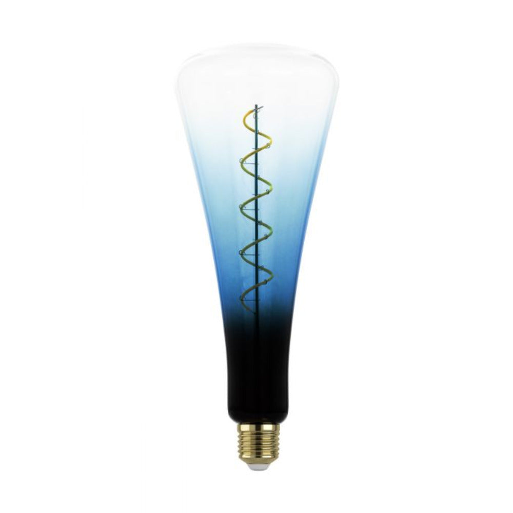 Filament Dimmable LED Globe Bulb 240V 4W ES Blue Transparent Glass 2000K - 12274
