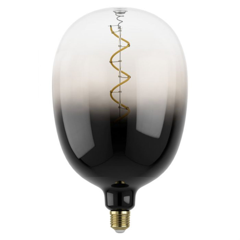 Filament Dimmable LED T180 Globe Bulb 240V 4W ES Grey Transparent Glass 1800K - 12588