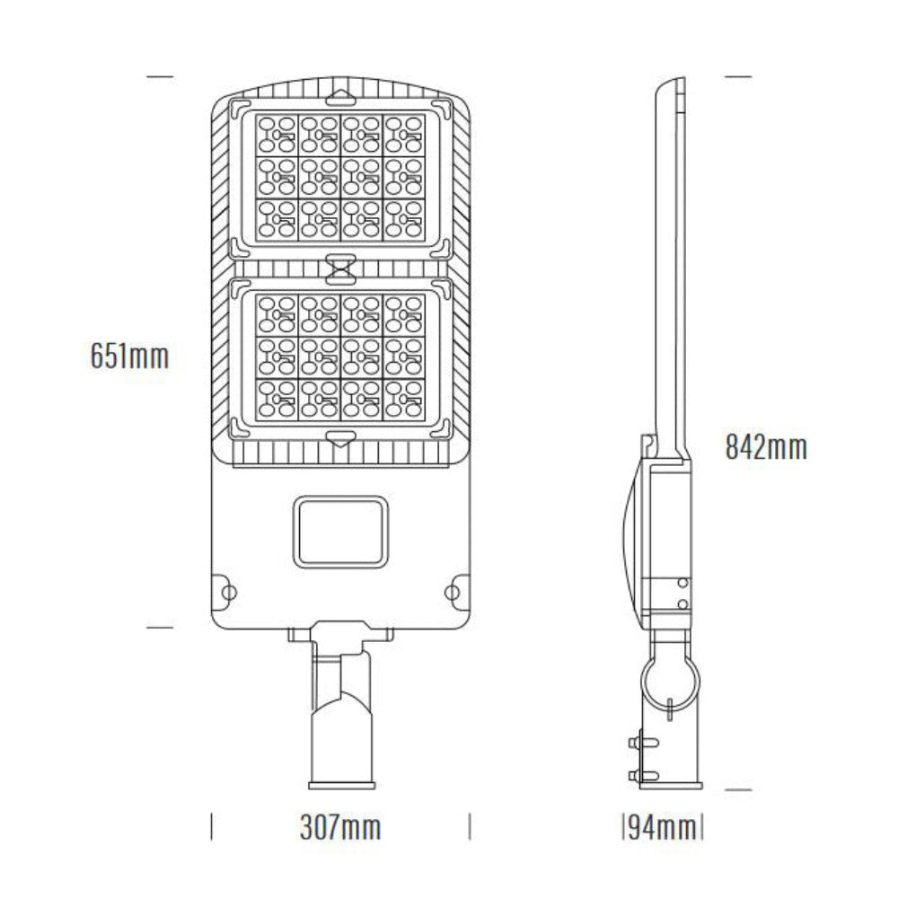 Buy Floodlights Australia 933 Series LED Floodlight 300W Aluminium - AQL-933-F300