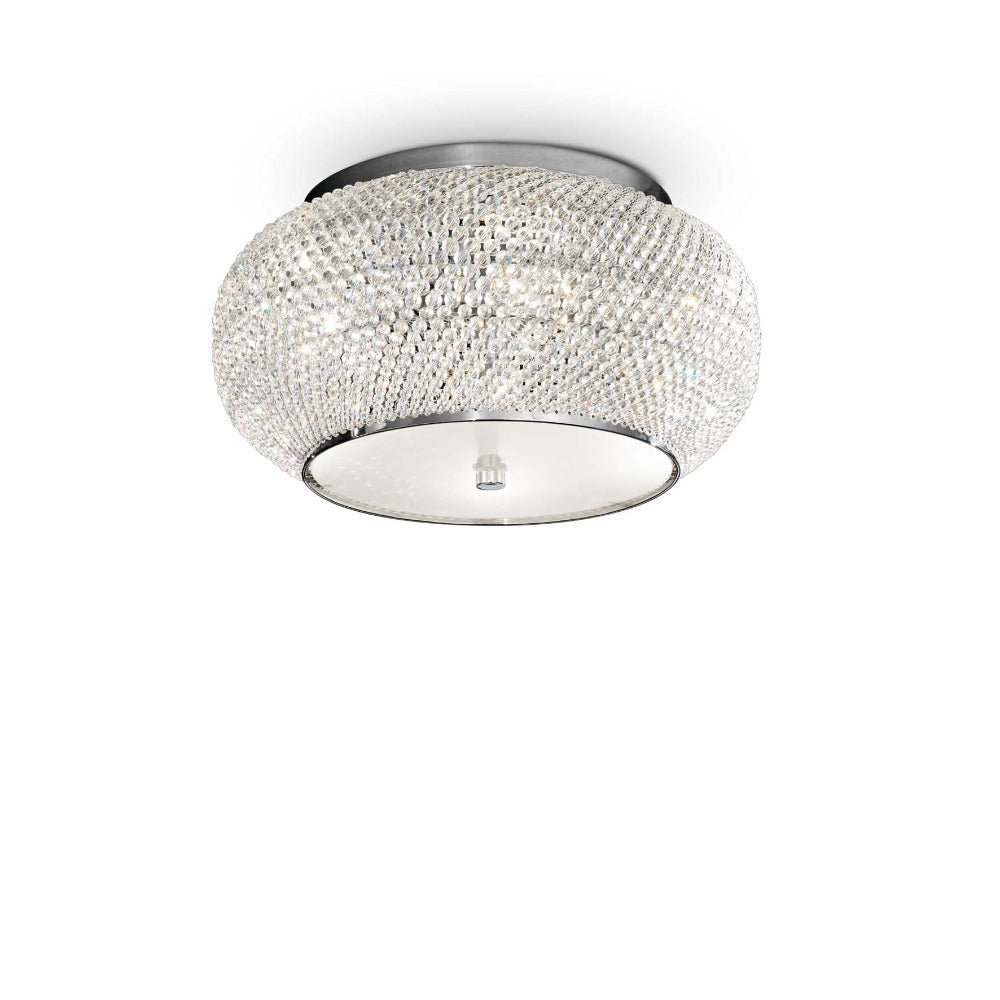 Buy Flush Mount Lights Australia Pasha' Pl6 Flush Mount 6 Lights Crystal - 100