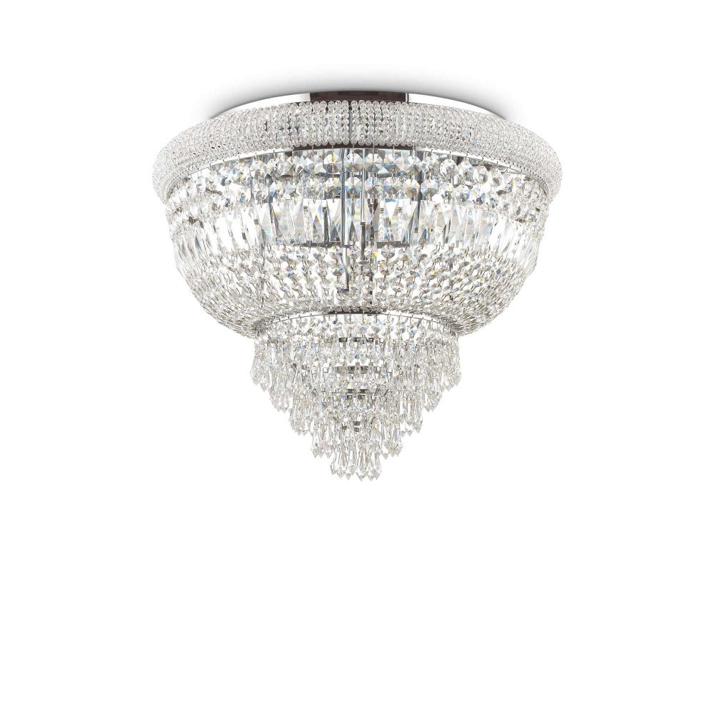 Dubai Pl6 Ceiling Crystal 6 Lights Metal / Crystals - 20718