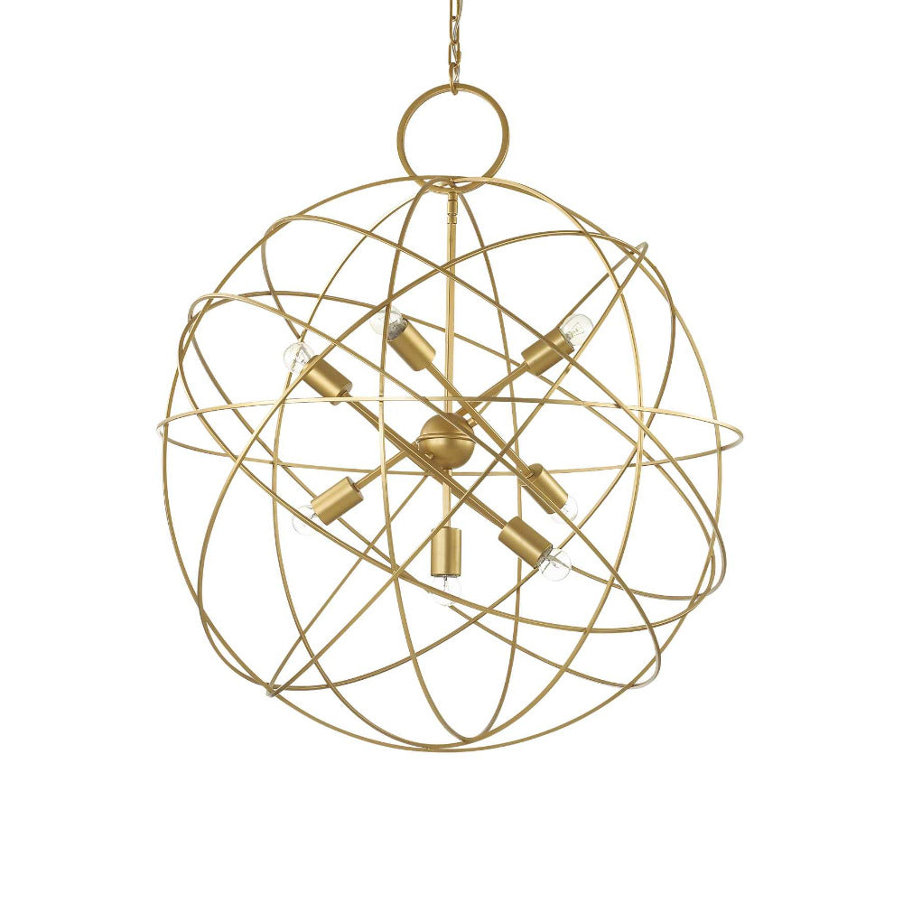 Buy Pendant Lights Australia Konse Sp7 Pendant 7 Lights Gold Metal - 156033