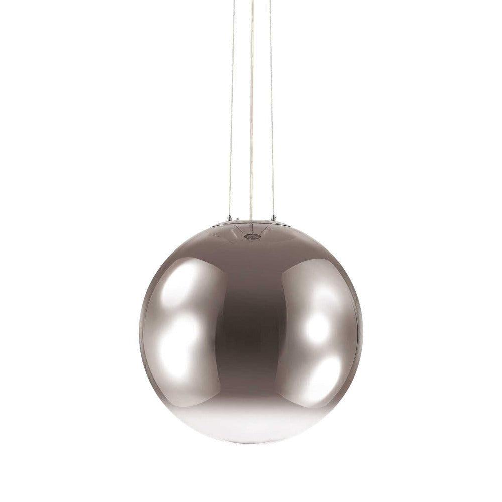 Buy Pendant Lights Australia Mapa Fade Sp1 Pendant Light W500mm Fade Chrome Metal & Glass - 161327
