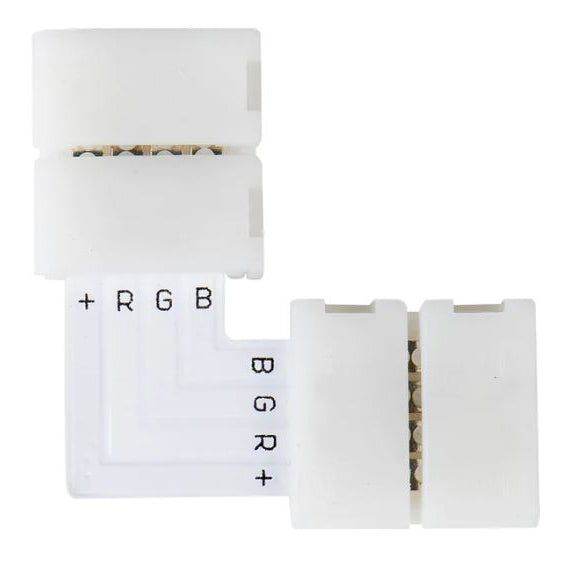 Buy Accessories & More Australia L-Shape RGB Connectors White - HV9943-L-RGB