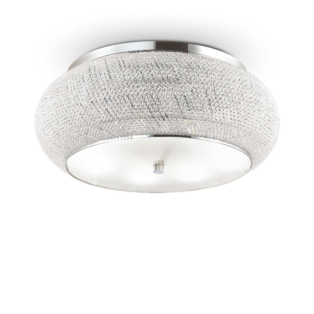 Pasha' Pl14 Flush Mount 14 Lights Crystal - 1650