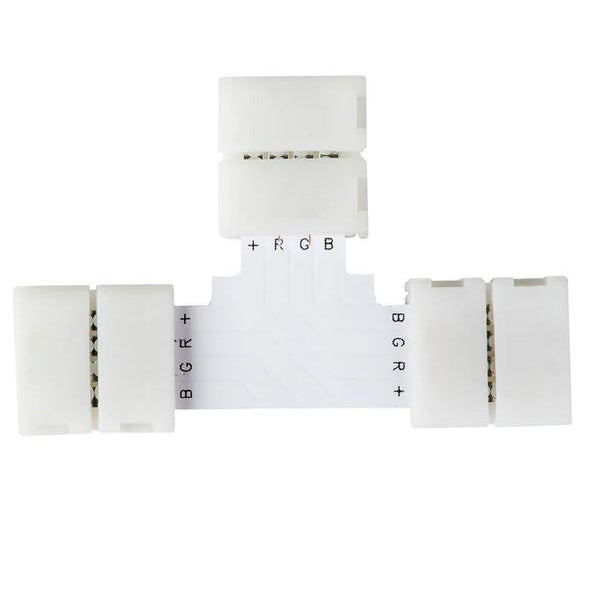 Buy Accessories & More Australia T-Shape RGB Connectors White - HV9943-T-RGB