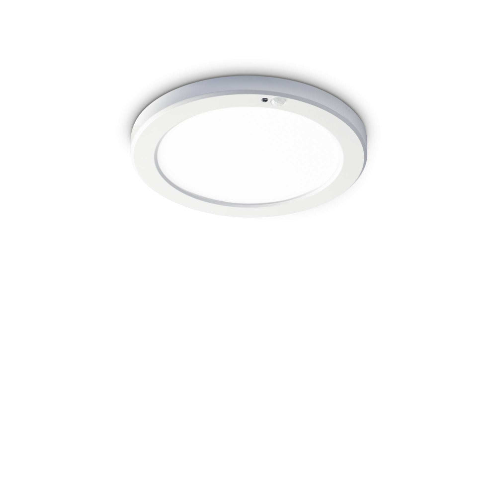 Aura Pl Round Surface Mounted Downlight Plastic With Sensor 4000K - 30635