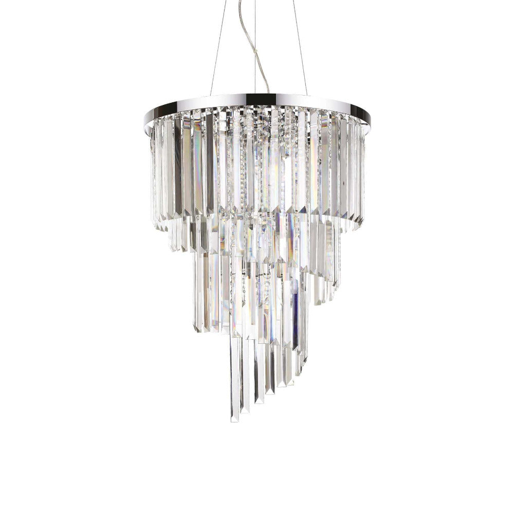 Buy Crystal Pendant Lights Australia Carlton Sp12 Crystal Pendant 12 Lights Metal / Crystals - 166247