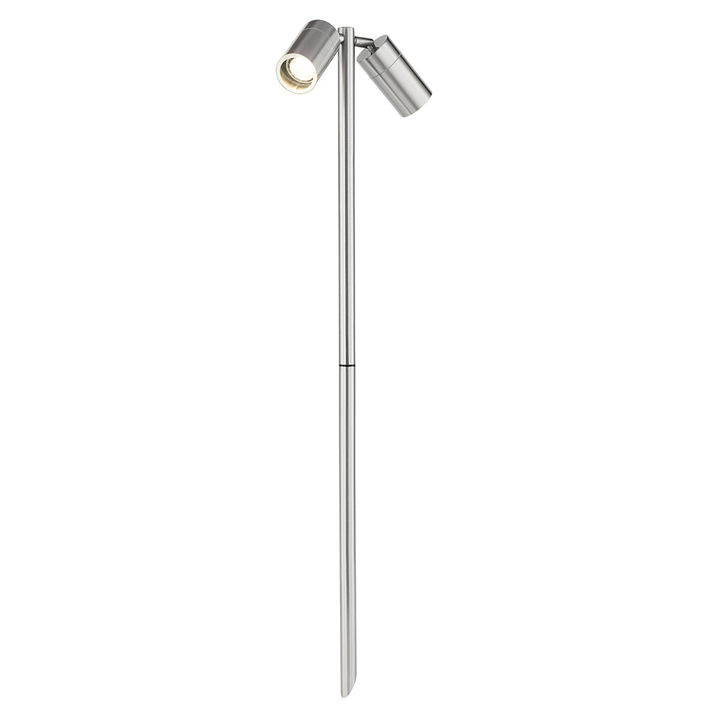 Buy Spike Lights Australia Denver-II 2 Light Tall Garden Spike-Stainless Steel - 19400/16