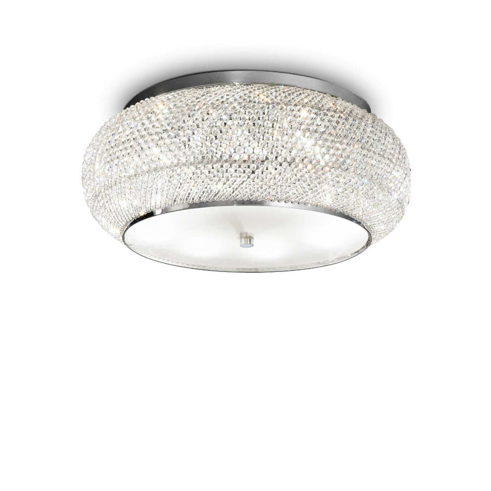 Buy Flush Mount Lights Australia Pasha' Pl10 Flush Mount 10 Lights Crystal - 1007