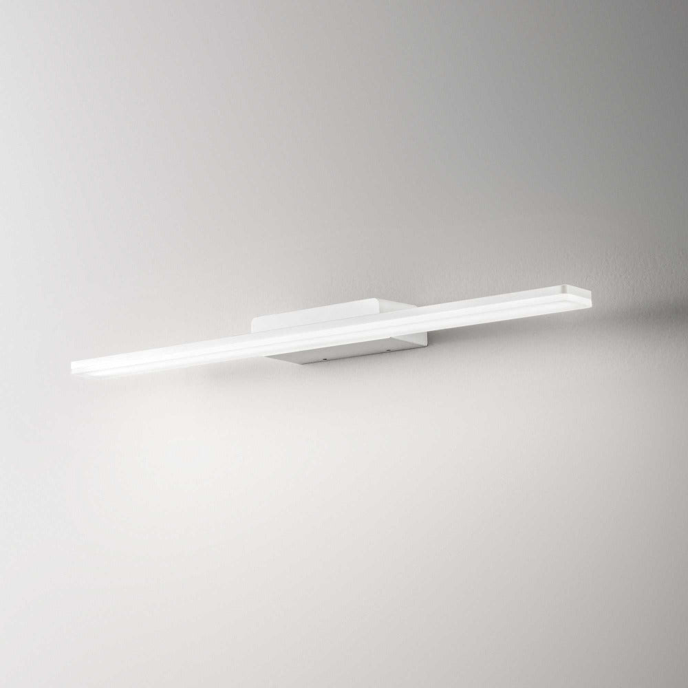 Buy Exterior Wall Lights Australia Make-Up Ap Exterior Wall Light W600mm White Aluminum 3000K - 287669