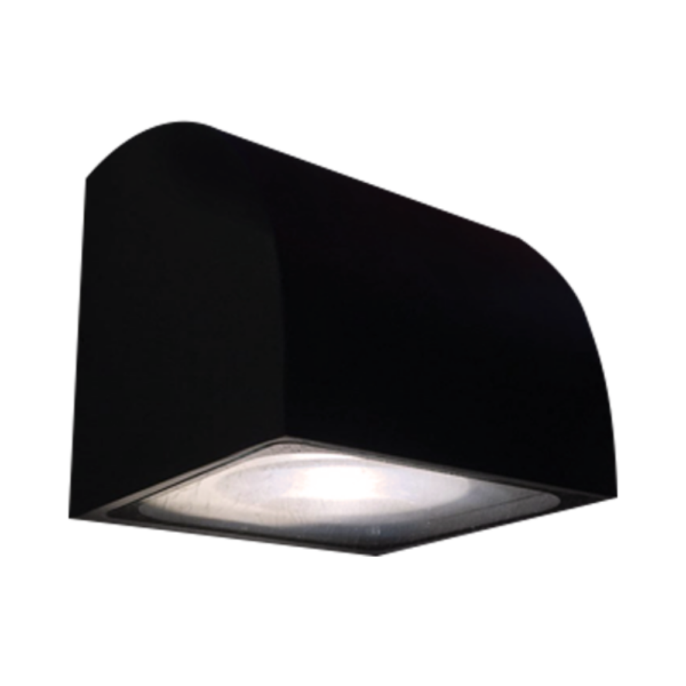 LED Exterior Wall Light Weatherproof 12W Black Aluminium 3000K - VBLWL-303-4-30