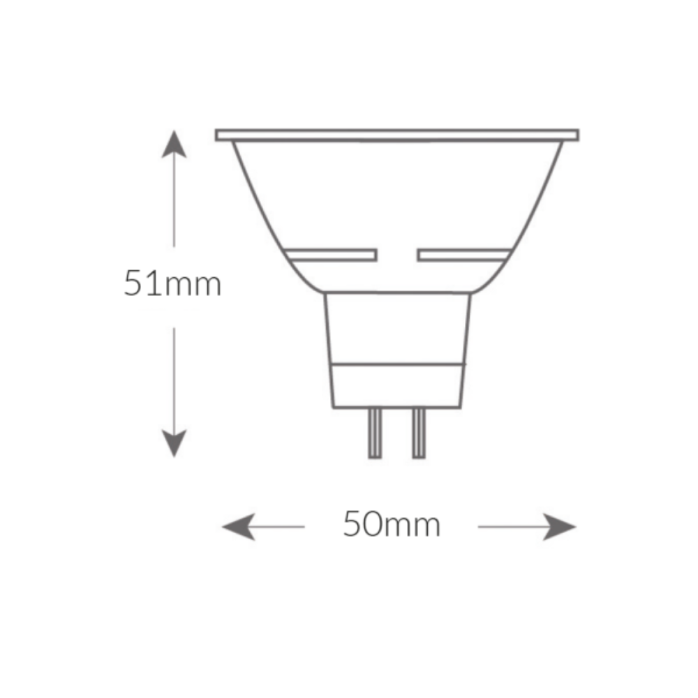 Buy LED Globes Australia LED Globe 6W GU5.3 12V 4000K - VBEL-MR16-TB-4K