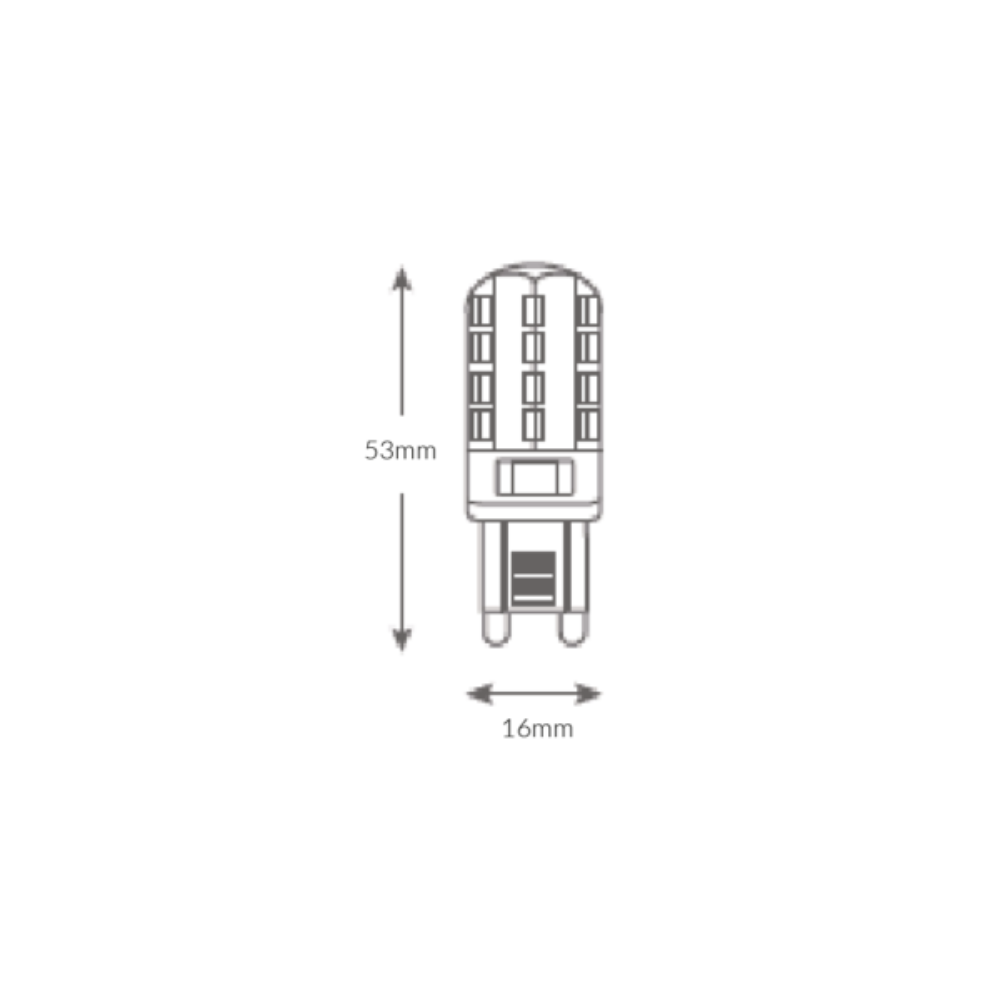 Buy LED Globes Australia LED Globe G9 240V 4W 3000K - VBL-G9-4W-3KD