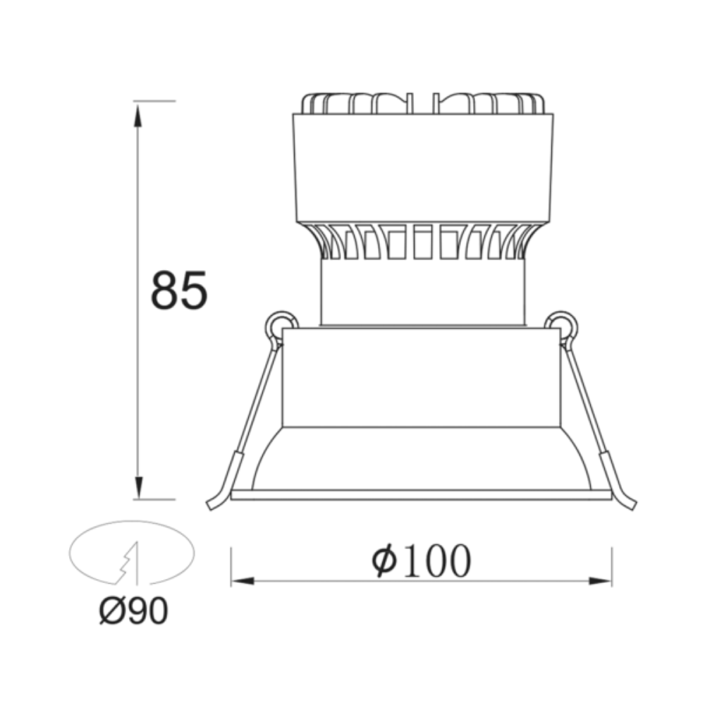Buy LED Modules Australia LED Module Fixed D85mm  White - VBLDL-134-1-E