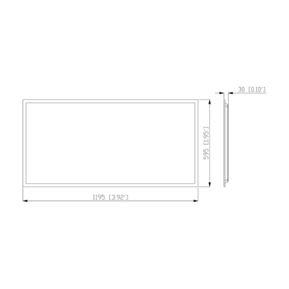 LED Panel Light 60W TRI Colour - VBLFP-BL-612-1-CCT