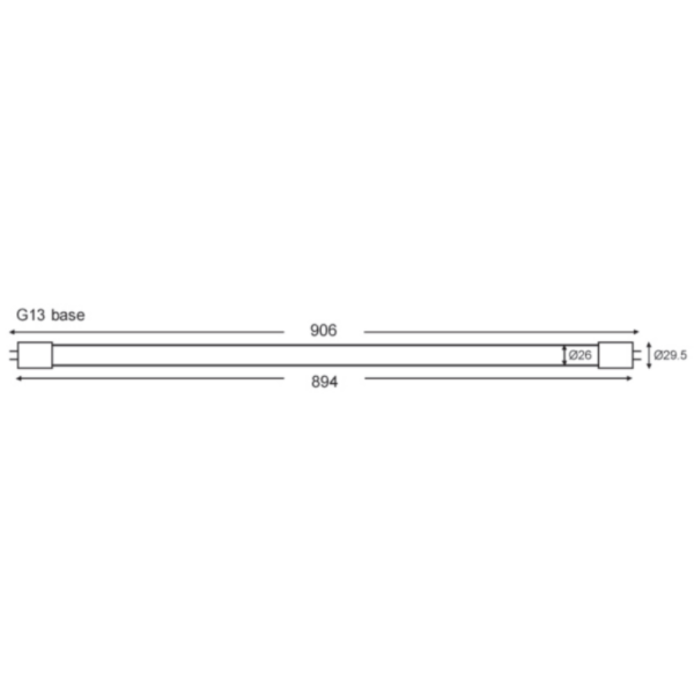 Buy LED Tubes Australia LED Tube G13 240V 14W Pink - VBLFT-T8-3-MDT