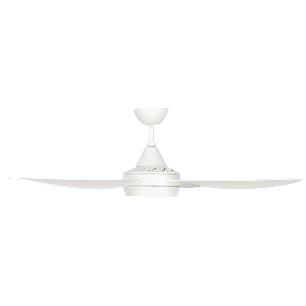 Vector 52'' ABS Ceiling Fan With LED Light White With White Blades - 20168/05