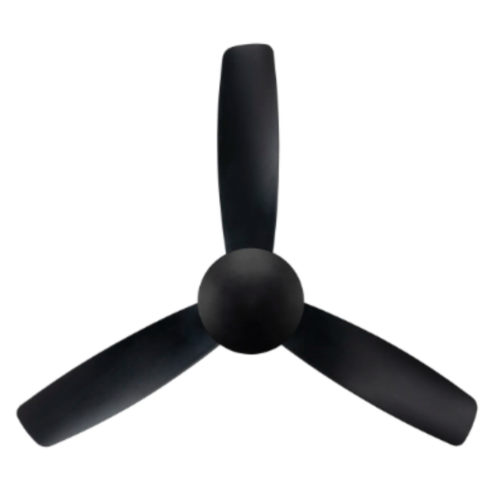 Buy DC Ceiling Fans Australia MASCOT DC Ceiling Fan 52" Matt Black Moulded ABS Blade - 22197/06