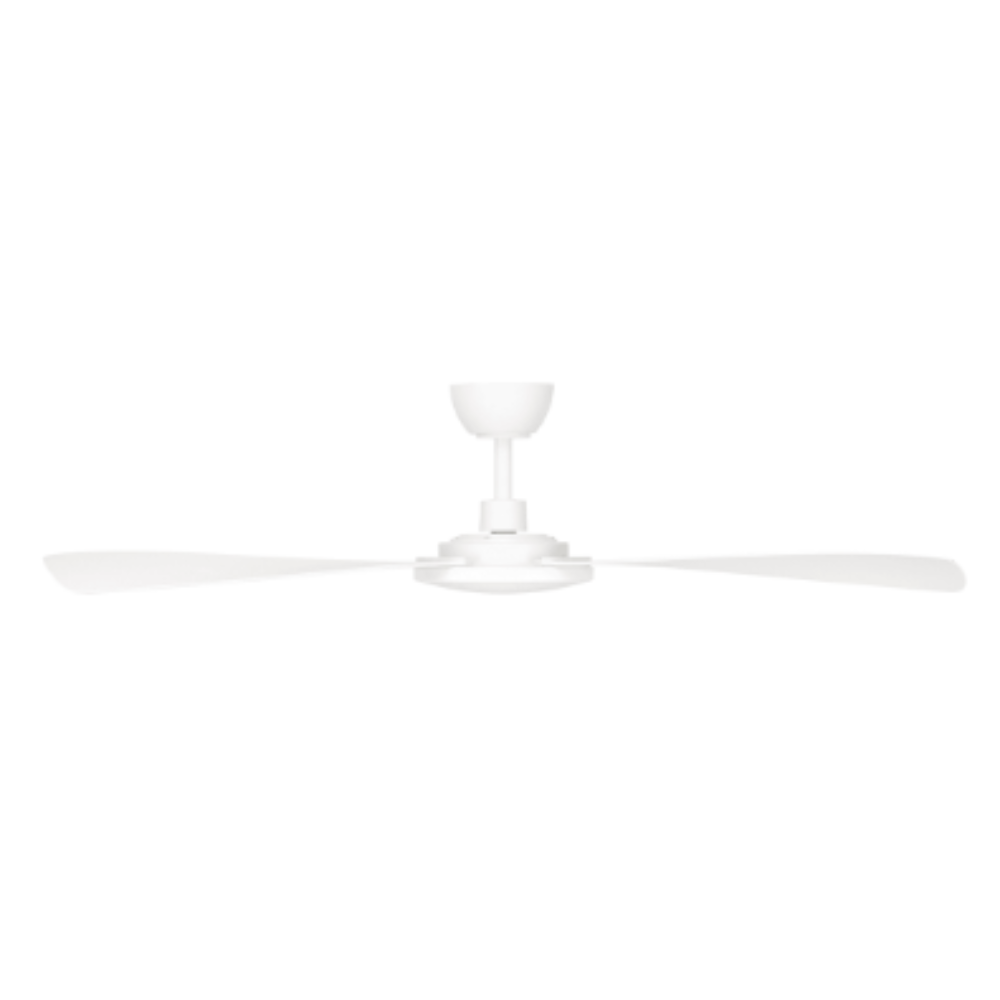 Buy DC Ceiling Fans Australia MASCOT DC Ceiling Fan 52" Matt White Moulded ABS Blade - 22197/05
