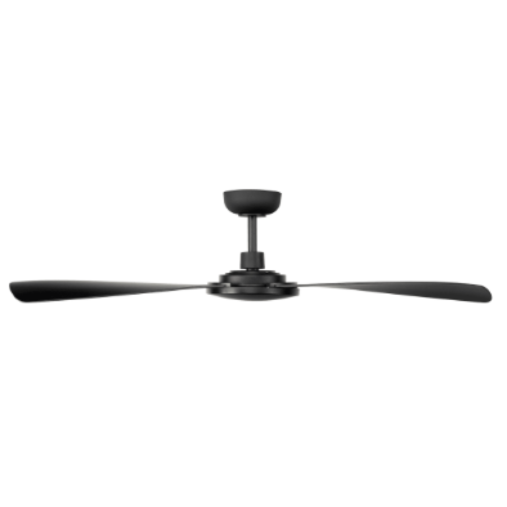 Buy DC Ceiling Fans Australia MASCOT DC Ceiling Fan 52" Matt Black Moulded ABS Blade - 22197/06