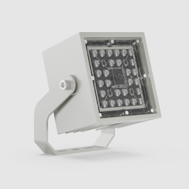 Lumena Pro Floodlight 24V DC RGBW W134mm Aluminium - AQL-985-Z050