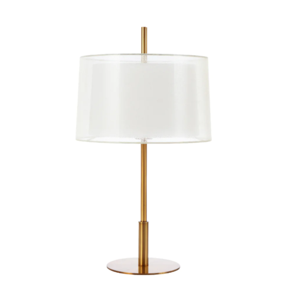 Buy Table Lamps Australia Vale Table Lamp Light Gold Metal / Ivory Plastic - VALE TL-AGIV