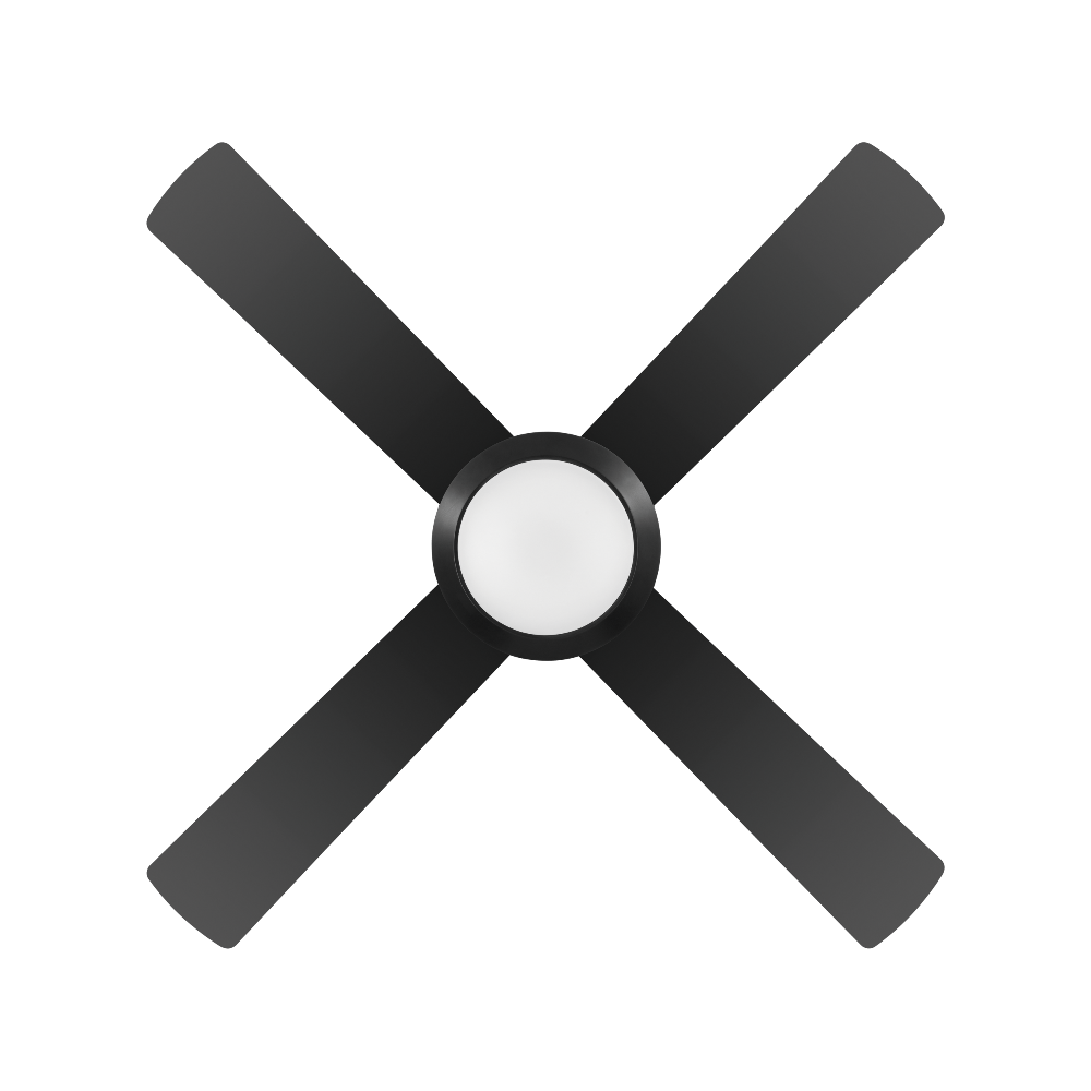 Bondi 48" LED 20W AC ABS Ceiling Fan Black - 203623