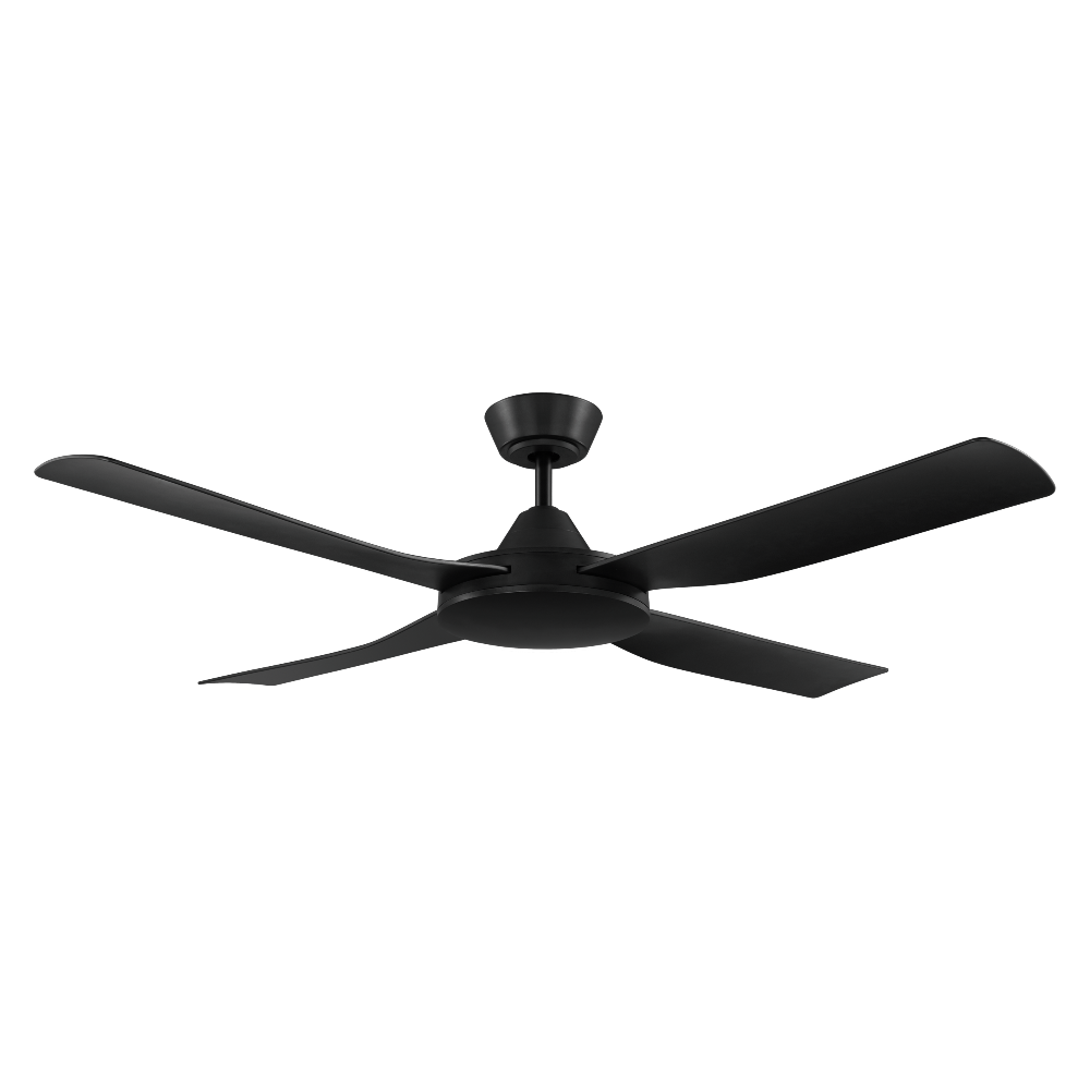 Buy AC Ceiling Fans Australia Bondi 52" AC ABS Ceiling Fan Black - 203625