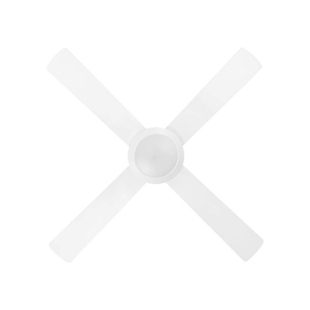 Buy AC Ceiling Fans Australia Bondi 52" LED 20W AC ABS Ceiling Fan White - 203626