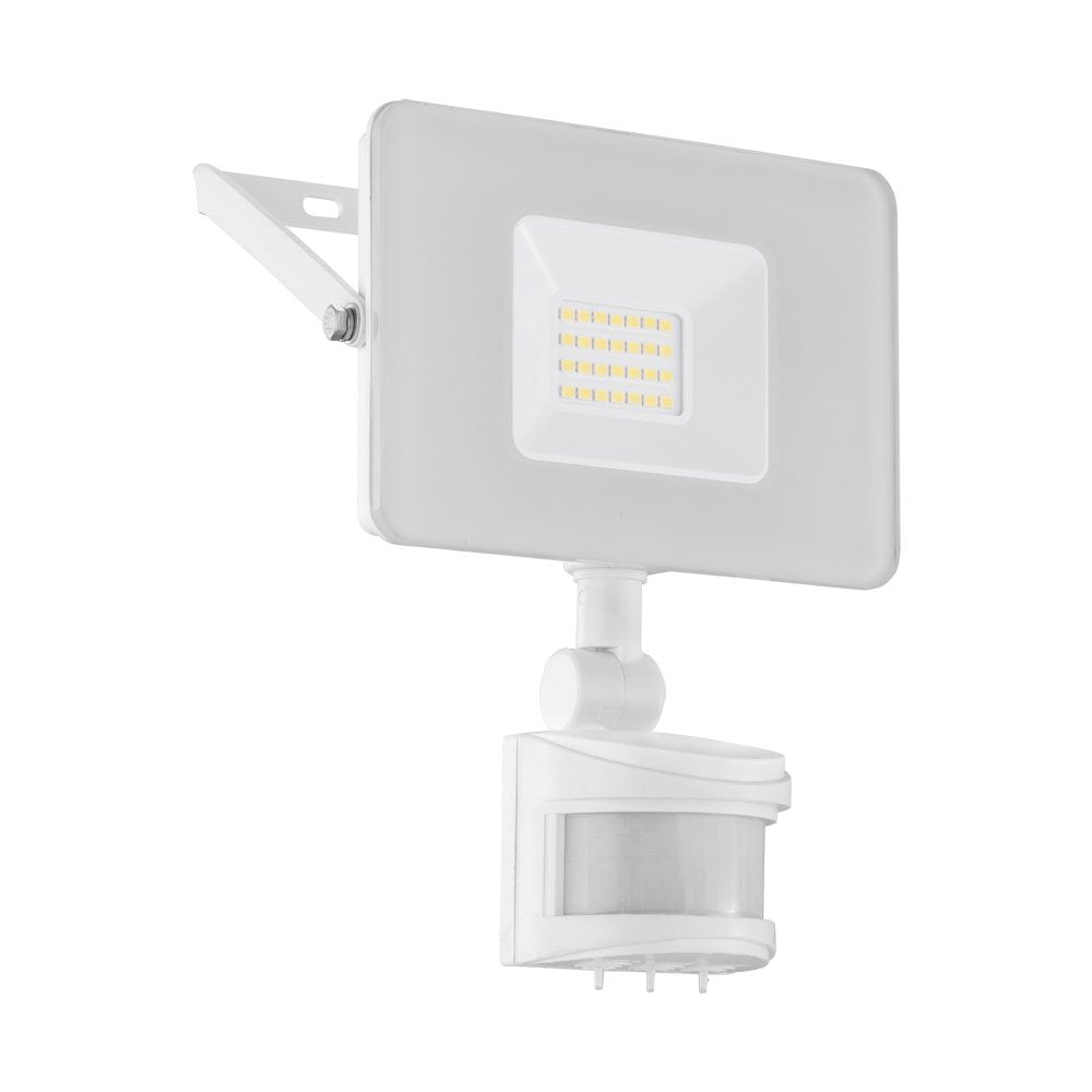 Buy Security Wall Lights Australia Faedo 1 Wall Light 20W 5000K LED White With Sensor - 203787N