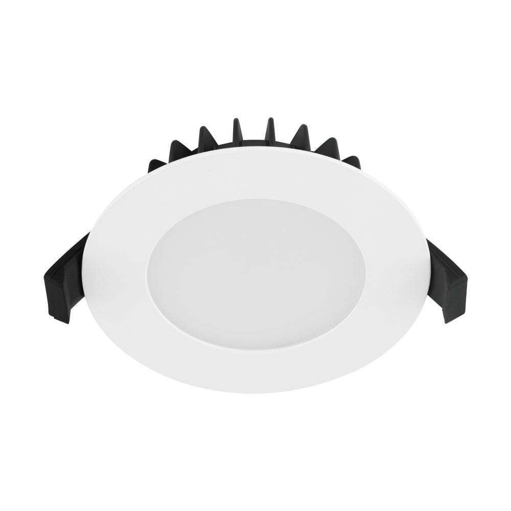Buy Recessed Downlights Australia Roystar Dimmable LED Downlight White 12W TRI Colour Flat Face - 203906N