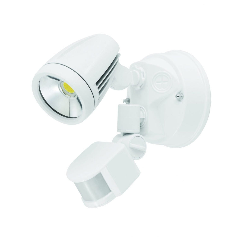 Buy Security Wall Lights Australia Chopper 1 Light Security Wall Light Sensor White - 204389