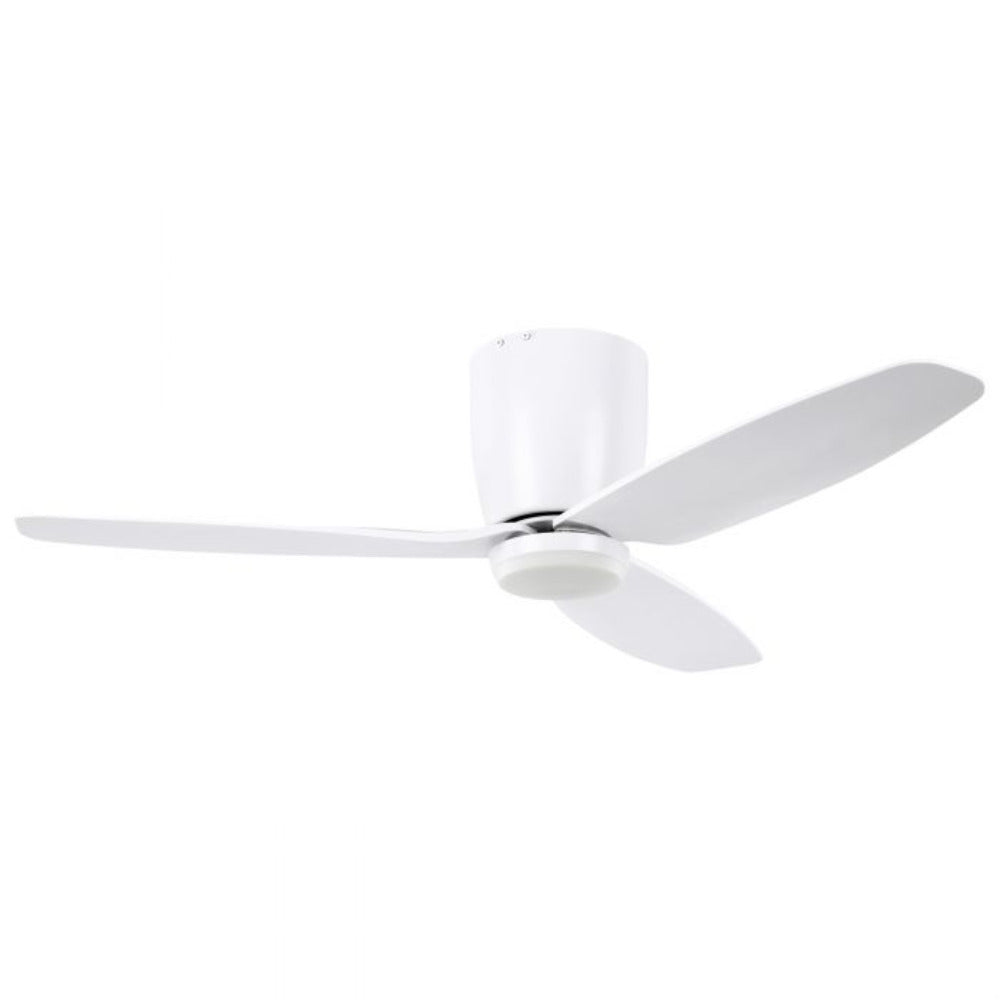 Seacliff DC Ceiling Fan 44" With LED Light Matt White - 20523601