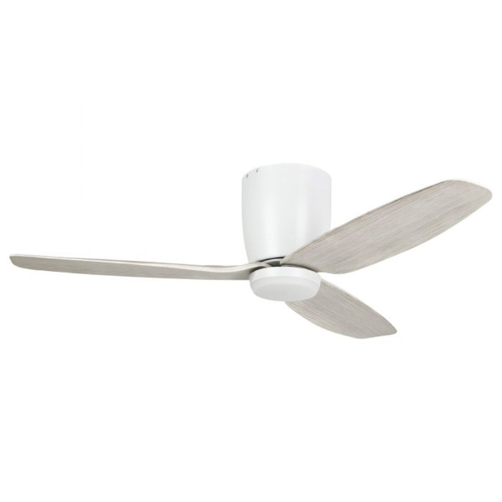 Seacliff DC Ceiling Fan 44" With LED Light Matt White / Gessami Oak - 20523605