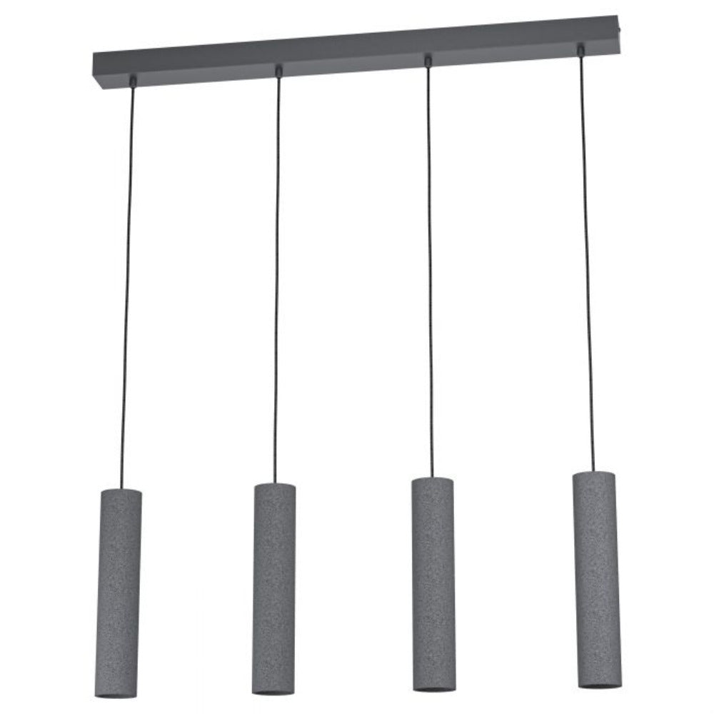 Buy Pendant Lights Australia Mentalona 4 LED Light Pendant 4x5W 4000K Anthracite Steel - 205313