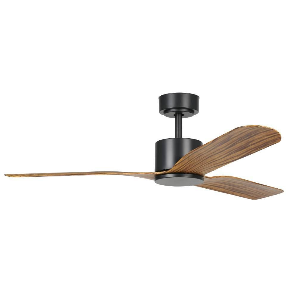 ILUKA DC Ceiling Fan 52" Black & Wood - 20537715