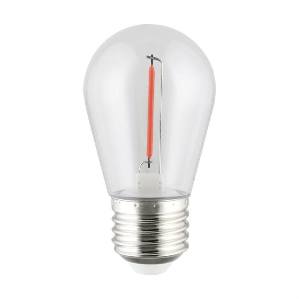 Buy LED Filament Globes Australia Festoon LED Bulb 0.4W 12V Pink REP - 205409