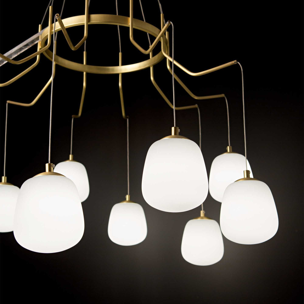 Buy Pendant Lights Australia Karousel Sp10 Pendant 10 Lights Brass Metal - 206394