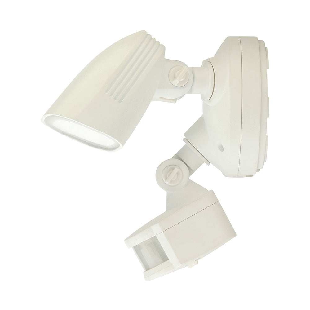 Shielder 2X10W LED Twin Floodlight With Sensor White - 20784/05