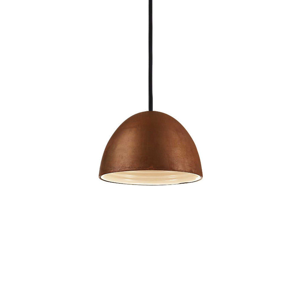 Buy Pendant Lights Australia Folk Sp1 Pendant Light W180mm Corten Metal - 174204