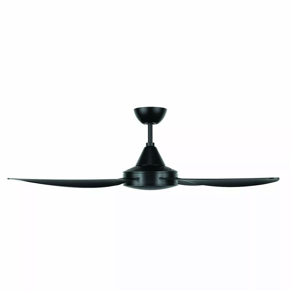 Buy AC Ceiling Fans Australia VECTOR-II AC Ceiling Fan 52" Matt Black Moulded ABS Blade - 21548/06