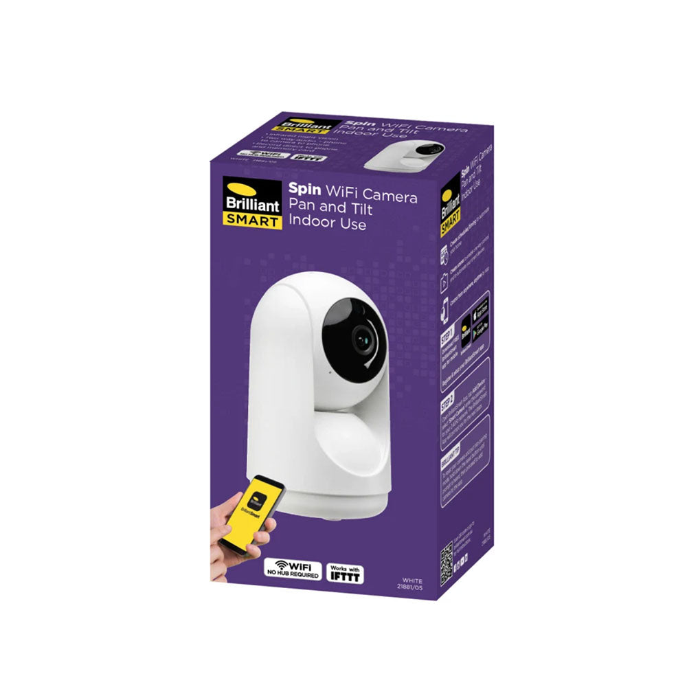 Buy CCTV IP Cameras Australia Spin Smart Camera White - 21881/05