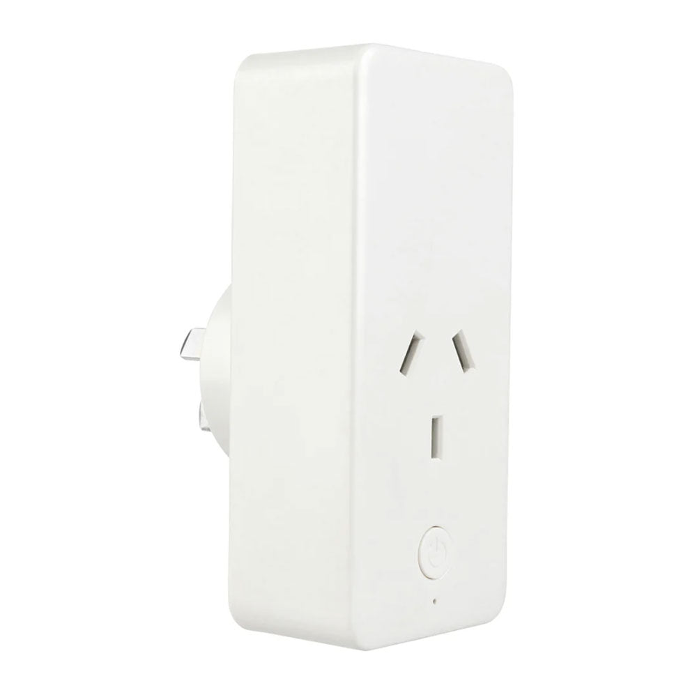 Buy Smart Switches & Plugs Australia Smart Wi-Fi Wall Plug 3-Pin & 2xUSB Charger L100mm White Plastic - 21884/05