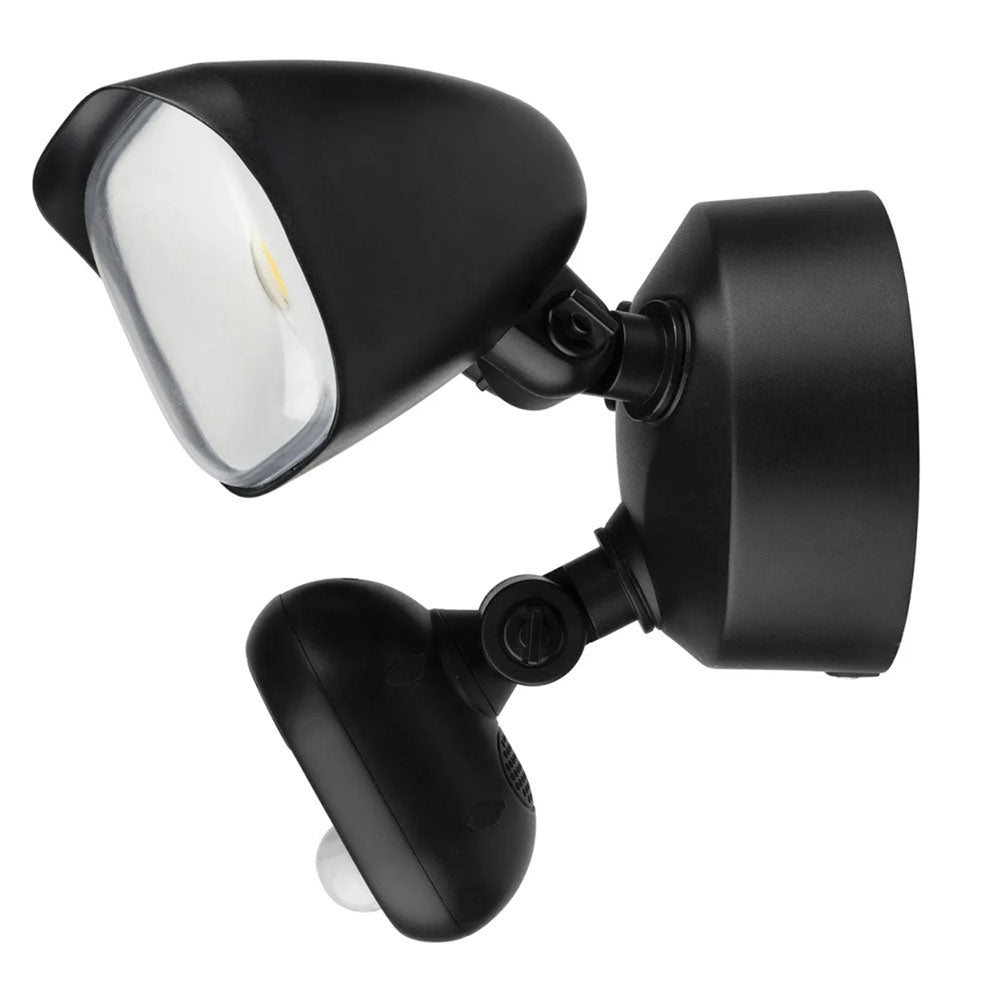 Buy Smart Security Lights Australia Ally Smart Security 2 Lights Black Polycarbonate 4000K - 21891/06